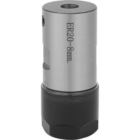 Mandrin de serrage C25-ER20 pour moteur à broche, outil de fixation d'arbre avec douille de serrage 8mm (1/5)