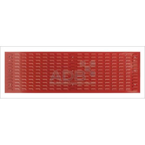 ADB Schlitzplatte waagerecht B1482xL456mm RAL 3020 Werkzeugwand Werkstattwand (1/4)