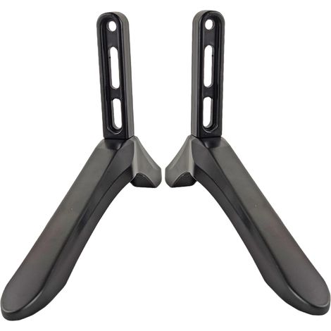 2PCS Support TV, Alliage d'aluminium, Réglable en hauteur, Pour écran 14-100 pouces, Salon (1/5)