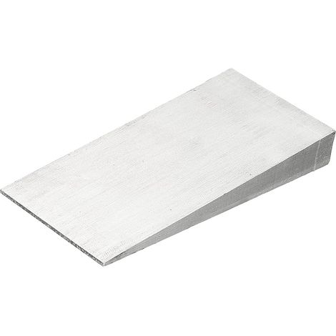 Cale en métal, 16,3 x 8,1 x 2,1 cm, cales triangulaires en acier au carbone, rondelles biseautées solides et durables pour raccord de tuyau, outil de soudure, tour d'usine, outil de machine (1/4)