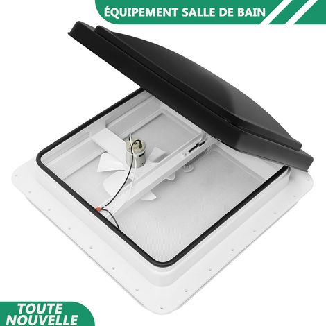 WAOBDLA RV Roof Vent Skylight Square 16.516.5inch pour Caravanes Universelles Caravanes (1/5)