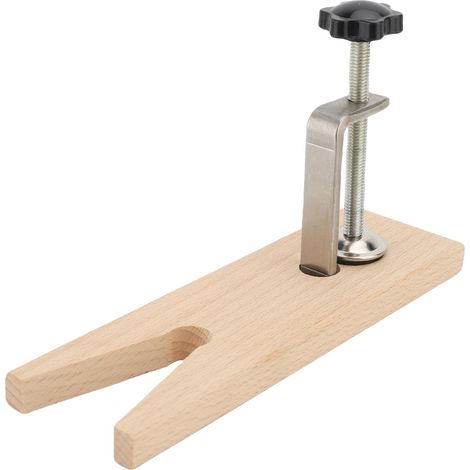Étau à broches pour la fabrication de bijoux, fixation pour établi à rainure en V, étau à broches en bois (1/5)