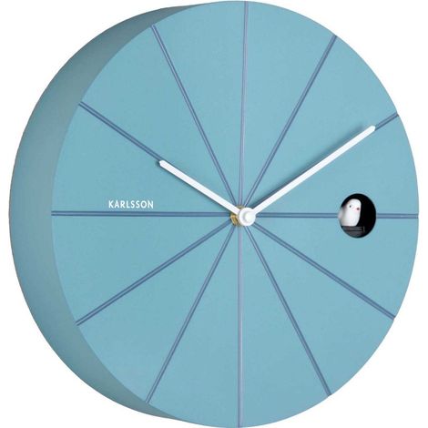 Horloge murale coucou en ABS Destacado Bleu (1/4)