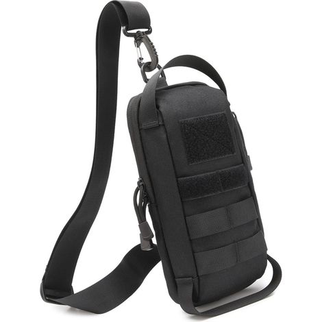 Pochettes utilitaires multiples pour électricien en tissu 1680D - Sac à bandoulière portable pour homme - Organisateurs d'outils d'électricien avec poches (1/5)