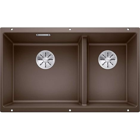 Blanco Subline 480/320 - Silgranitspüle, 86x46 cm, Kaffee 523593