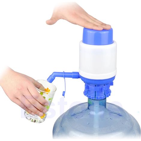 Pompe À Eau Manuelle Pour Bidon De 19 Litres - Distributeur D’eau À Pression Manuelle Pour Bouteilles Standard De 5 Gallons - Usage Froid Ou Chaud - 1 Pièce (1/5)