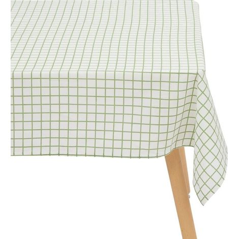 Nappe Quadrillée "Garrigue" 140x240cm Vert