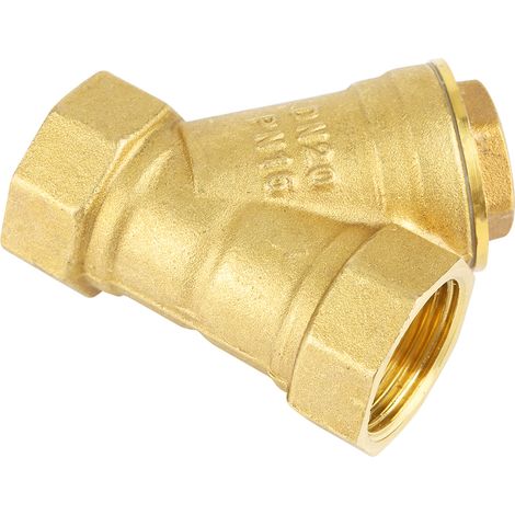 3/4" BSPP Innengewinde Y-förmiger Messing-Siebfilterventilanschluss für Wasser-Öl-Trennung (1/5)