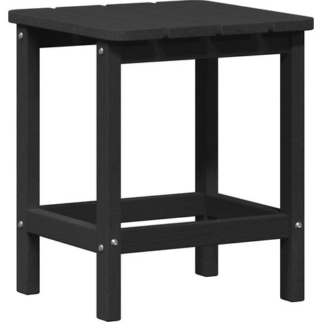 Maison Exclusive - Tavolo laterale Nero 38 x 38 x 46 cm Polietilene (1/5)