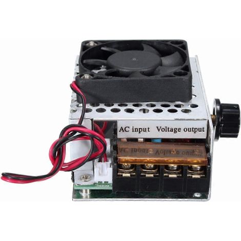 Contrôleur de tension électrique SCR 220 V CA 4000 W : régulateur facile à utiliser pour le contrôle de la luminosité, de la vitesse et de la température. (1/5)