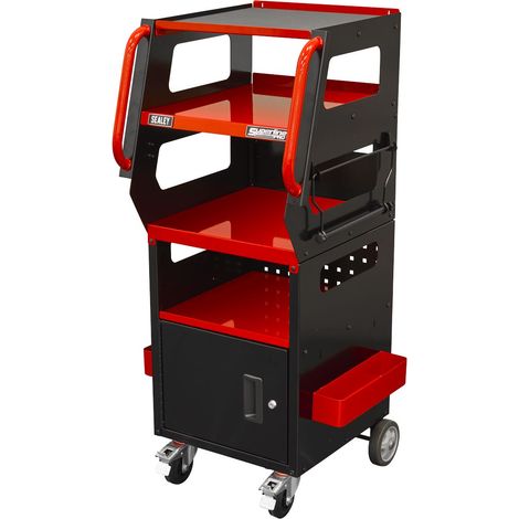 Sealey APDT435R Diagnostics Trolley 4-Level