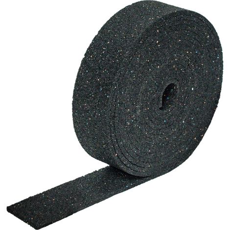 Vivol – Support de dalles en caoutchouc 10m – Largeur 100 mm – Épaisseur 10 mm – Pour toits bitumineux et plastiques EPDM – Prévention des fuites