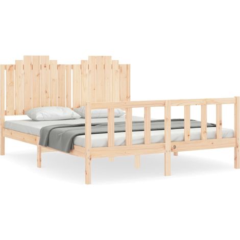 Maison Exclusive - Giroletto senza Materasso 160x200 cm in Legno Massello di Pino