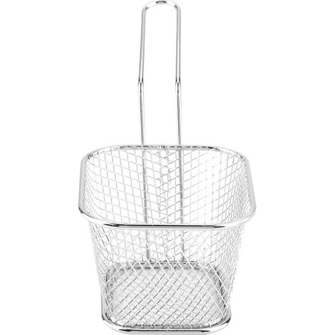 Mini paniers à frites en acier inoxydable, passoire de présentation alimentaire, outil de cuisson des pommes de terre (1/5)