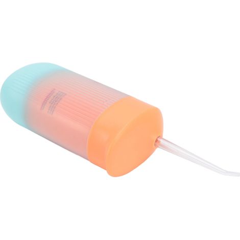 Hydropulseur électrique portable télescopique à haute pression pour le nettoyage des dents et l'élimination du tartre (orange) (1/5)