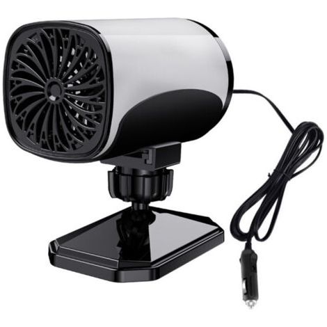 12V Mini Ventilateur De Chauffage, Économie D'énergie Radiateur Soufflant, USB Rotatif Électrique Aéroconvecteur Ventilateur, Avec Support Rotatif À 360 Degrés Chauffage D'appoint Economique Silencieu (1/5)
