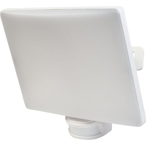 Projecteur LED Full Screen Blanc 80W à détecteur de mouvement, 8290 lumens, protection IP65, lumière 4000K, 100% éco conçu : matières recyclées + source et pièces remplaçables, connecteur rapide, orie (1/5)