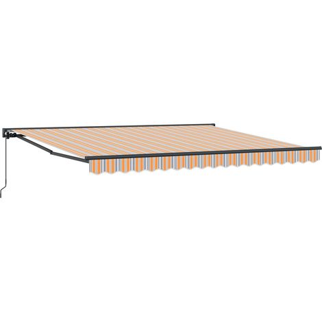 Maison Exclusive - Struttura della tenda Blu e Arancione 400 × 300 cm