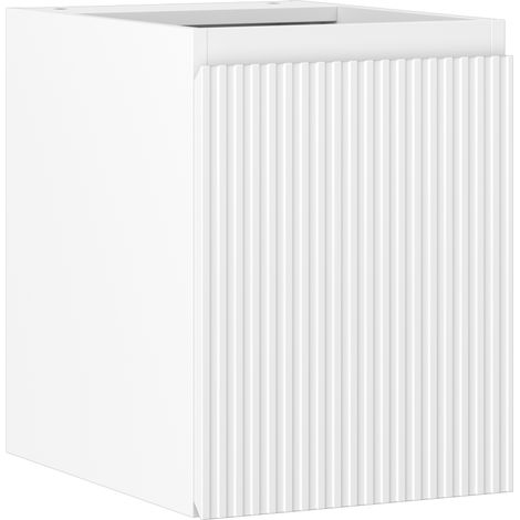 Mexen Rivel mobile da bagno sottolavabo 35 cm, 1 porta, scanalato, bianco opaco - 91A21-03547-1-BF01 (1/5)