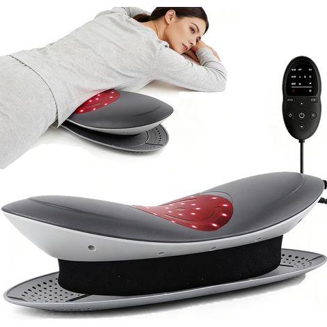 Appareil de massage lombaire électrique, appareil de traction lombaire  appareil de massage du dos, appareil de massage infrarouge, massage vibrant et coussin d'air (1/5)