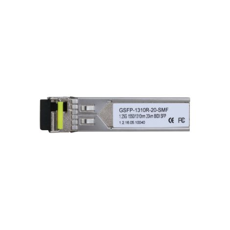 GSFP-1310R-20-SMF - Módulo SFP TX/RX de 1 Gbps, 1550/1310 nm