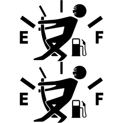 Juego de 2 pegatinas de vinilo divertidas para coche, camión y SUV.