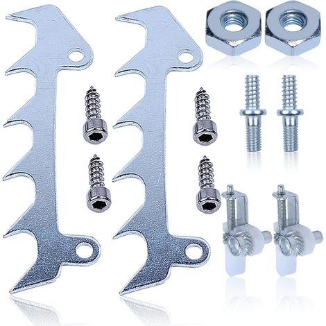 Artigli per motosega con dadi per motosega Stihl MS170 MS180 017 018, artiglio per motosega + bullone e dado + kit di accessori per tendicatena 8 in 1 (1/5)