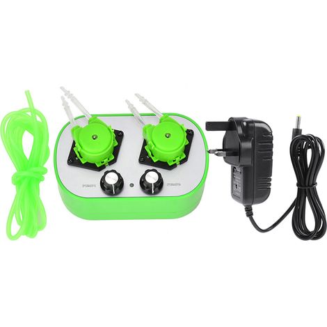 Mini pompe péristaltique auto-amorçante 100-240V prise UK (19-120ml/min) × 2 G628-2-3 (1/5)