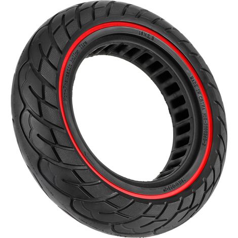 Pneu plein alvéolé intérieur 10x2,5 pour trottinette électrique 10 pouces, anti-crevaison, sans chambre à air, compatible avec la trottinette électrique Max G30 (60/70-6,5). (1/5)