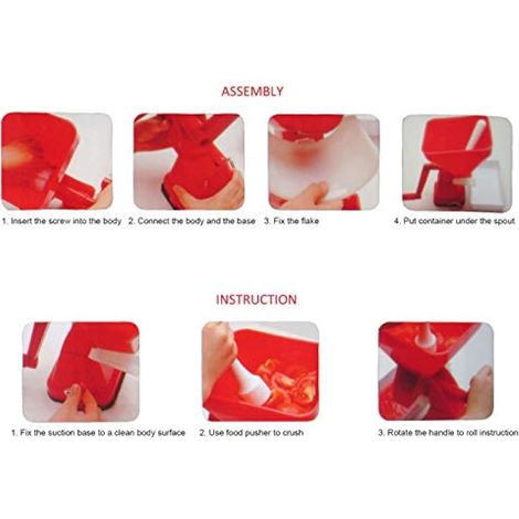 Presse ¨¤ Tomates Manuelle, Passoire ¨¤ Manivelle, Machine ¨¤ Sauce Tomate en PP et en Acier Inoxydable pour Faire de la , de la Marinara, de la Compote de Pommes et des Jus (1/3)