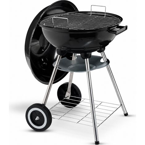 Barbecue a Carbone Rotondo Portatile con Coperchio e Ventilazione Default Title (1/5)