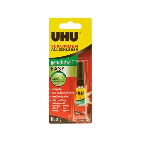 Sekundenkleber geruchsfrei EASY 3 g farblos UHU (1/4)