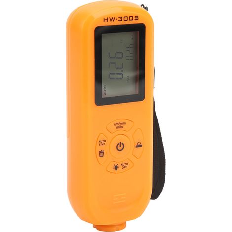 Lackdickenmesser, Tiefenmesser, 3 Einheiten, µm, mm, mils, für die Herstellung von Vertikalsieben, orange (1/5)