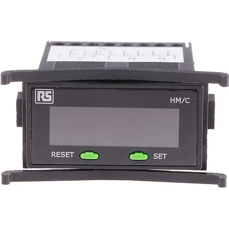 Compteur RS PRO Heures, Minutes, Secondes 85 265 V c.a./c.c. LCD 7 digits ( Prix pour 1 ) (1/3)