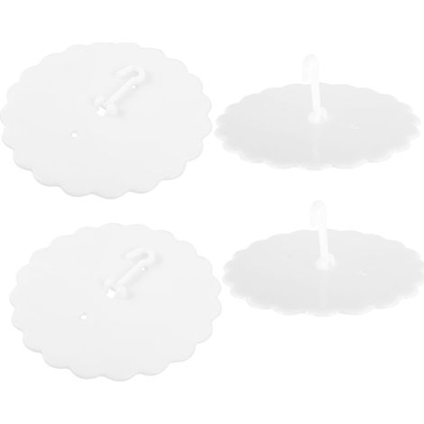 Lot de 4 crochets adhésifs pour rideaux lit et moustiquaires (1/5)