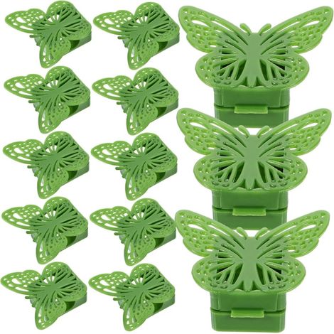 Lot de 20 pinces pour plantes grimpantes, supports muraux pour plantes grimpantes, supports pour plantes de jardin, pinces robustes pour supports de plantes grimpantes (1/5)