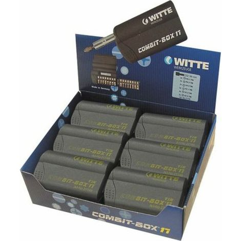 Set punte avvitamento witte COMBIT BOX grigio 126x122 mm (1/2)
