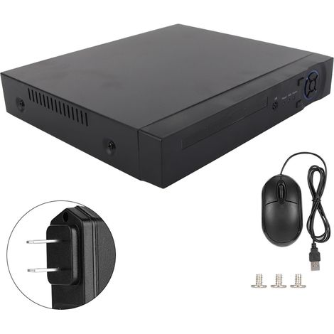 Enregistreur vidéo réseau coaxial 6‑en‑1 NVR, disque dur, AHD/TVI/CVI/CVBS/IP, 110‑240V (1/5)