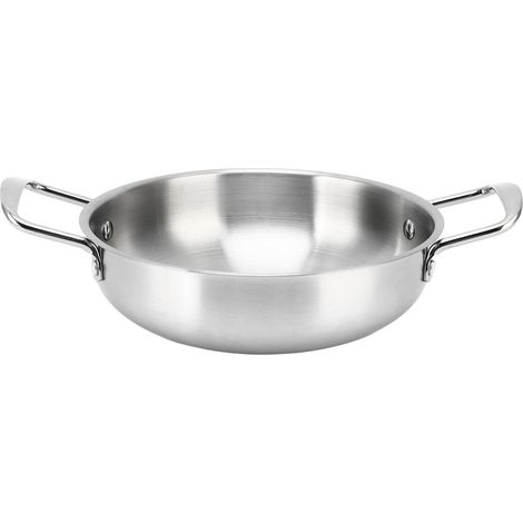 Koreanischer Ramen-Topf (26 cm) aus Edelstahl, gleichmäßige Wärmeverteilung, umweltfreundlich für Nudeln, Suppen und Brei (1/5)
