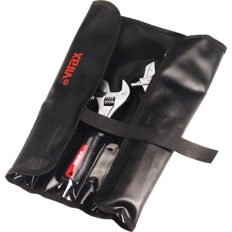VIRAX  Llave  de  doble  uso  6-8-10  en  estuche  de  tela  -  17039 (1/2)