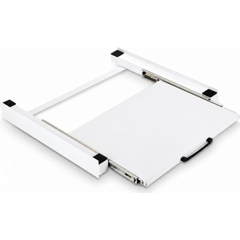 Wolketon Kit apilamiento lavadora secadora con bandeja extraíble blanca (1/5)
