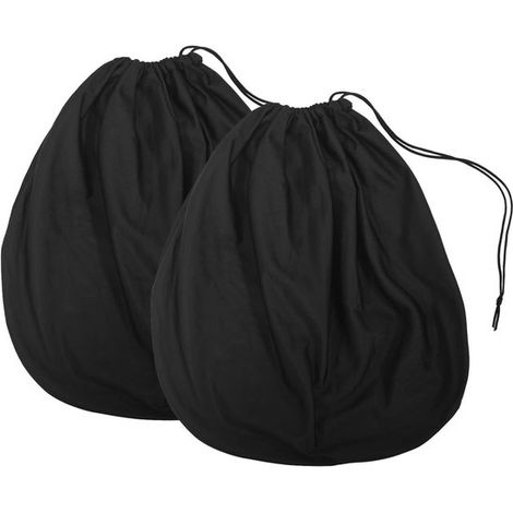 Schutzhülle Staubdicht 2er Pack Motorradhelmtaschen mit Kordelzug Skihelmtaschen 50 cm x 46,5 cm Motorradhelmhülle Strapazierfähige Polyester Fle (1/5)