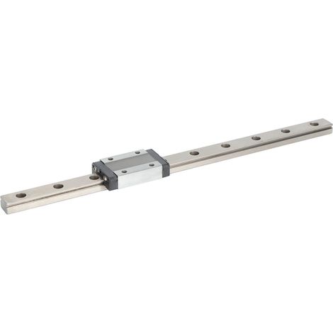 Guide de glissière linéaire miniature MGN12H, largeur 12 mm, compatible avec la plupart des équipements d'automatisation (250 mm).