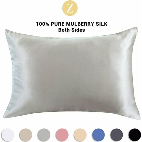 Odipie – Seidenkissenbezug (19 Momme) – Maße: 50 x 75 cm – Hypoallergen und atmungsaktiv – Für Haar und Haut (1/5)