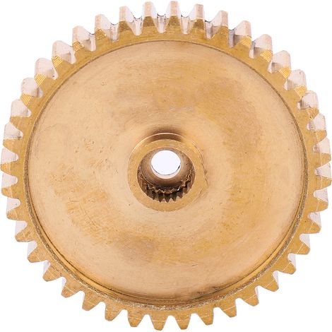 Engrenage droit en laiton 40 dents pour servo 25 dents cannelé 0,8 Mod Pièce de robot industriel 4305‑0025‑0040 (1/5)