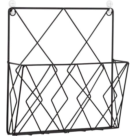 Sollbry Étagère Noir Pour Magazines Organisateur De Stockage Élégant Pour Bureau Et Maison Support Pratique Pour Décoration Et Affichage (1/5)
