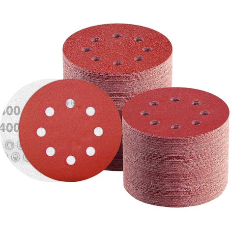 Schleifscheiben 125 mm Klett 8 Loch 400 Körnung 400K&xF6rnung 110.0 (1/5)