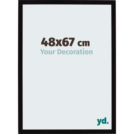 yd. - Cadre photo 48x67 - Noir Brillant - MDF - Bologna (1/5)