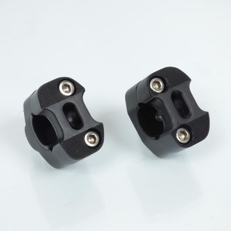 Pontet rehausse adaptateur de guidon Replay pour moto Ø22mm à (1/2)
