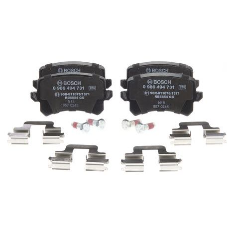 Jeu de garniture de frein à disque  arrière - 0986494731 - BOSCH (1/5)